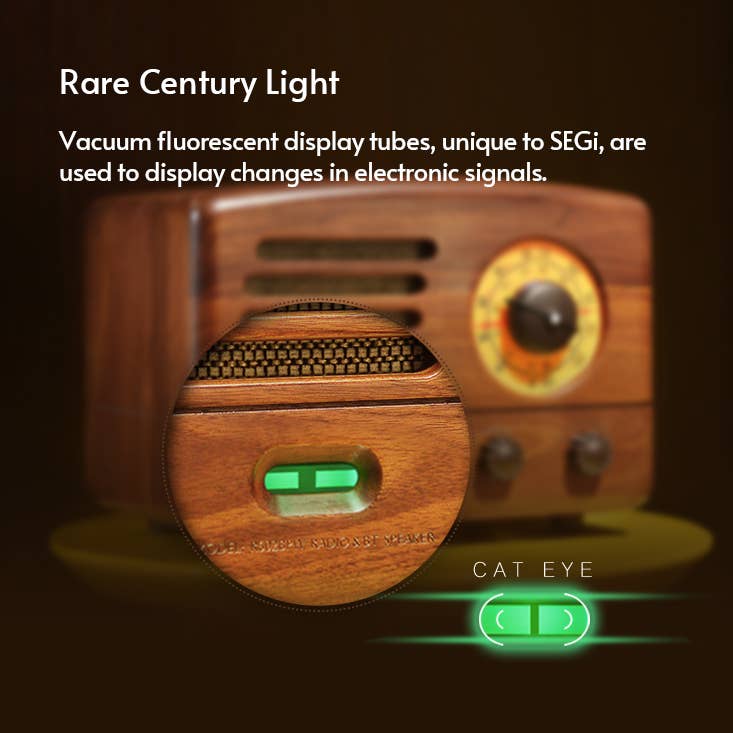 Brown MUZEN Original Ⅱ Retro Wooden AM/FM Radio Bluetooth Speaker for wholesale on Faire2