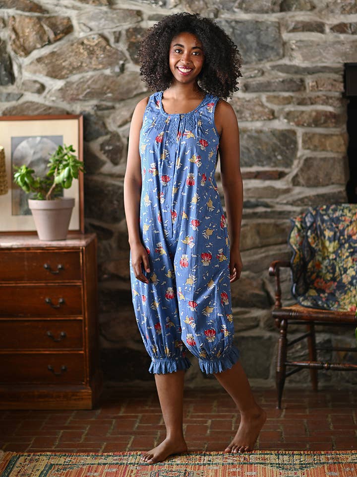 April Cornell Apparel - Wholesale Nightgown - Women's - Kitten's Mittens Camaloon