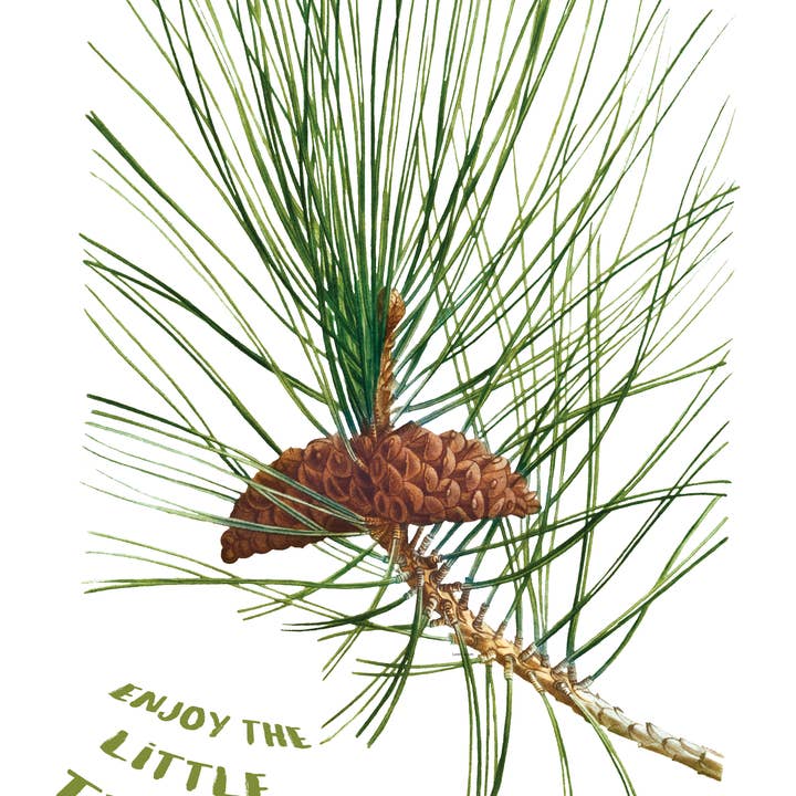 Enjoy the Little Things - Vintage Card on Seed Paper for wholesale by Lara Coutihno