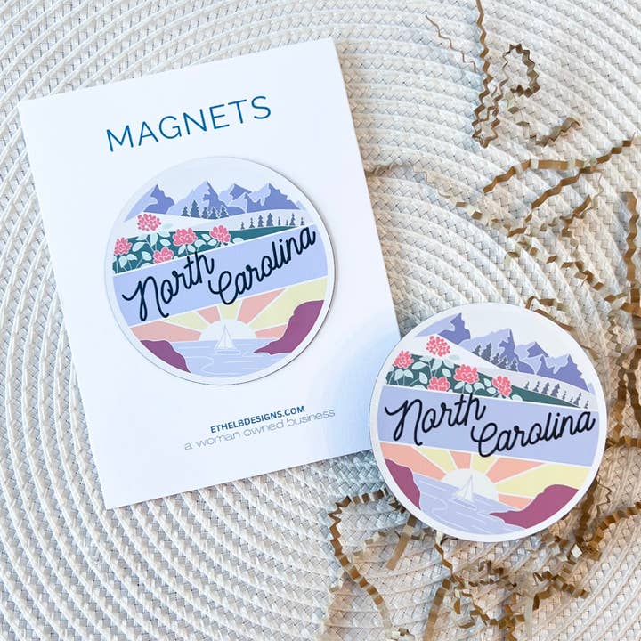 North Carolina Magnet for wholesale by Ethel B Designs