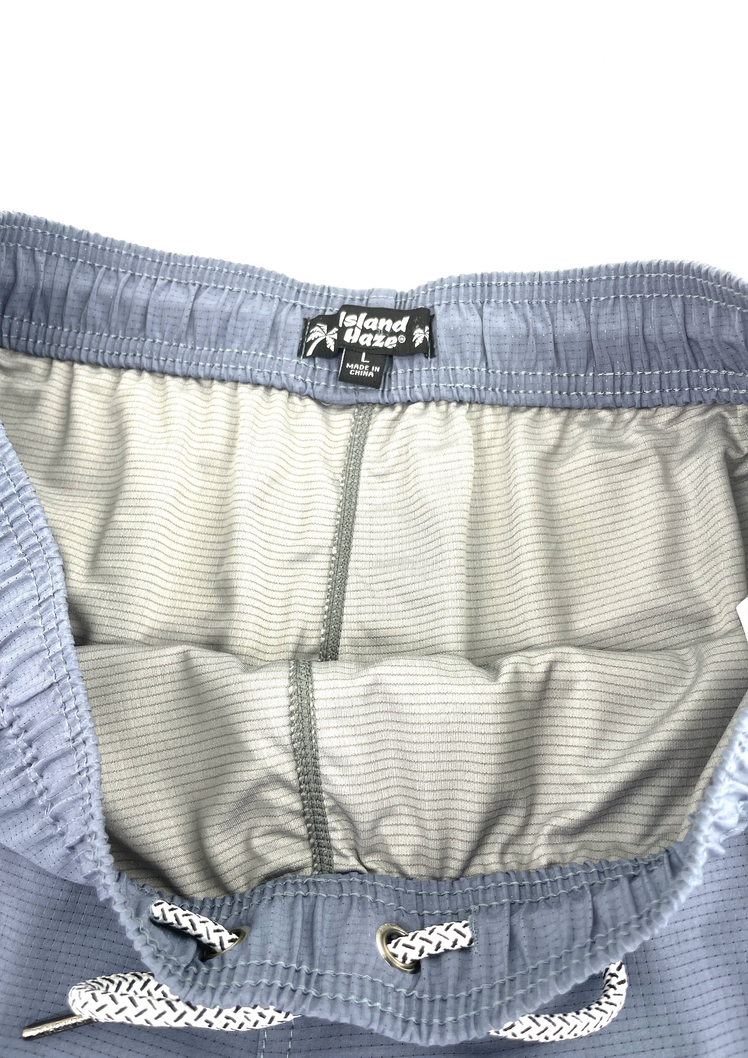 Islandhaze - Wholesale Swim Shorts - Men's - 6'' Inch Men's Solid new texture shorts-Oman63