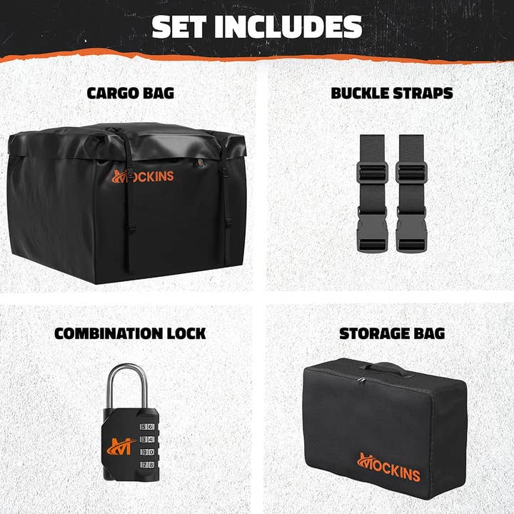 mockins - Wholesale Luggage - 30 Cu Ft. Square Waterproof Cargo Bag (40"x40"x32")8