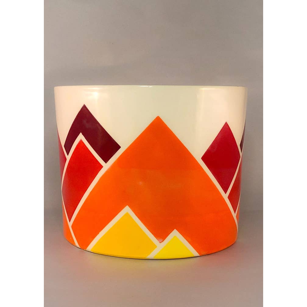 Mountain Planter Warm for wholesale by Aaron Swank Ceramics