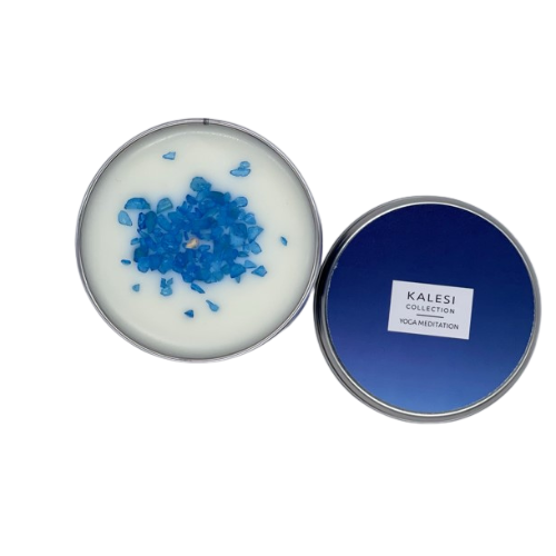 Kalesi Collection Ltd – wholesale Travel candles – Scented Candle Tin - Yoga Meditation3