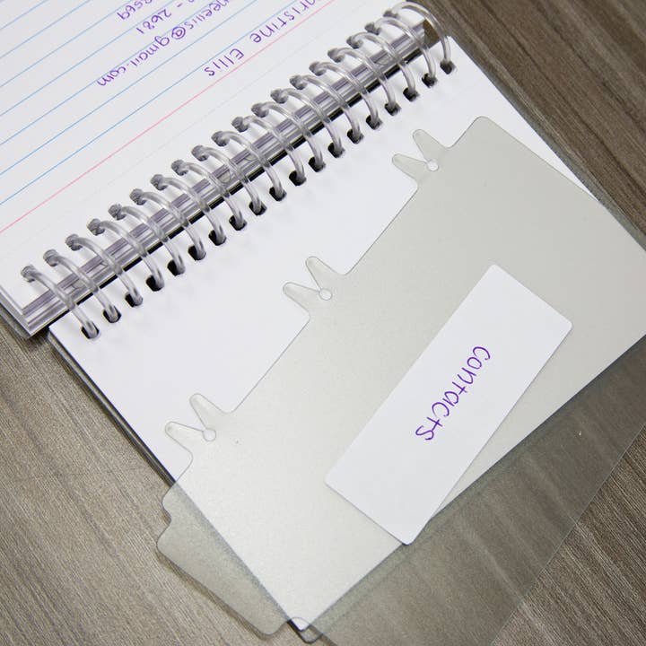BAZIC Products - Wholesale Notepad - View Poly Ruled Index Card w/ Divider 3" x 5" 50 Ct.