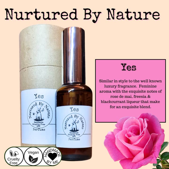 Yes Perfume 50ml for wholesale by Nurtured By Nature SFV