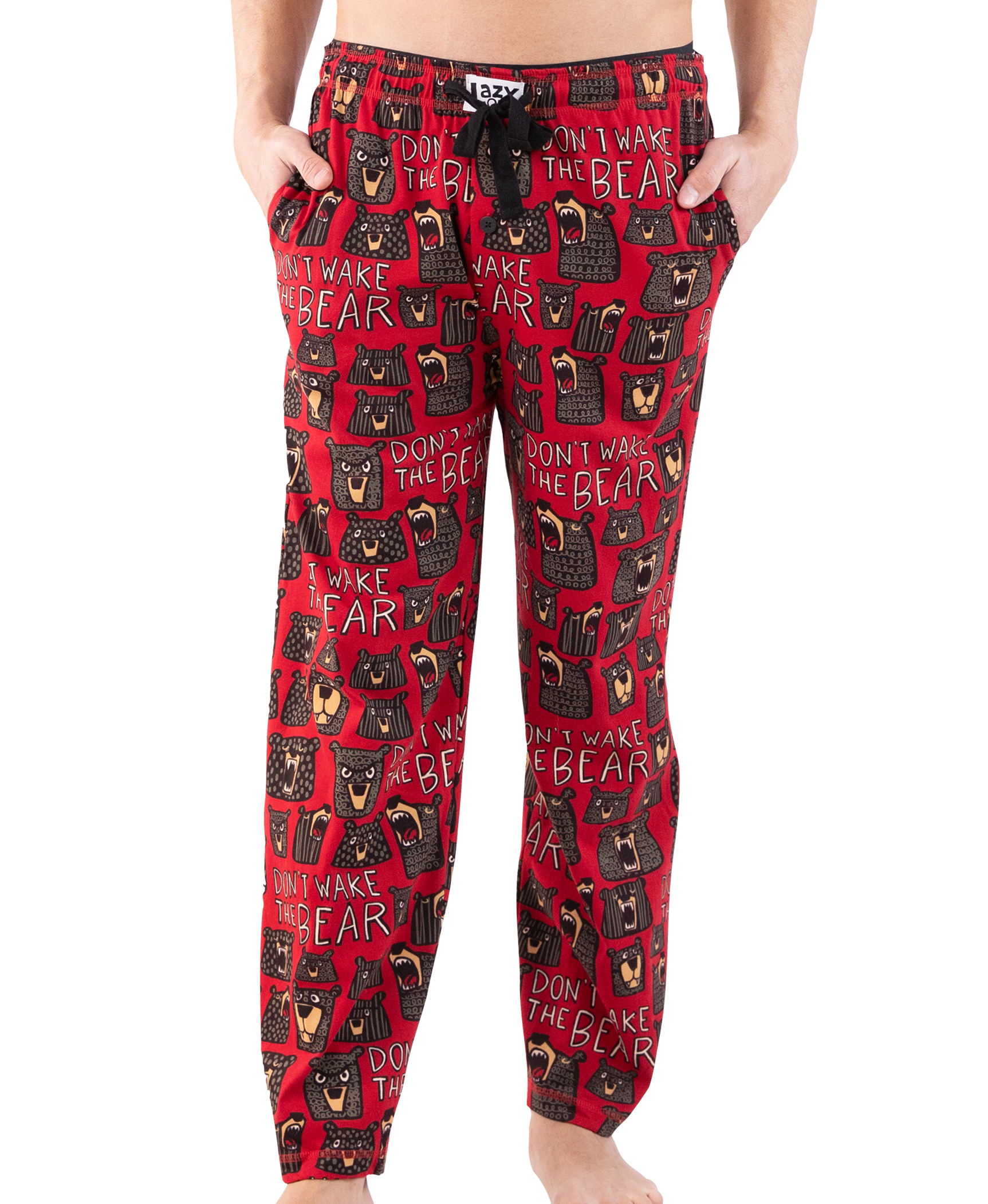 Lazy One - Vente Bas de pyjama – homme - Pantalon de pyjama pour homme "Ne réveillez pas l'ours"2