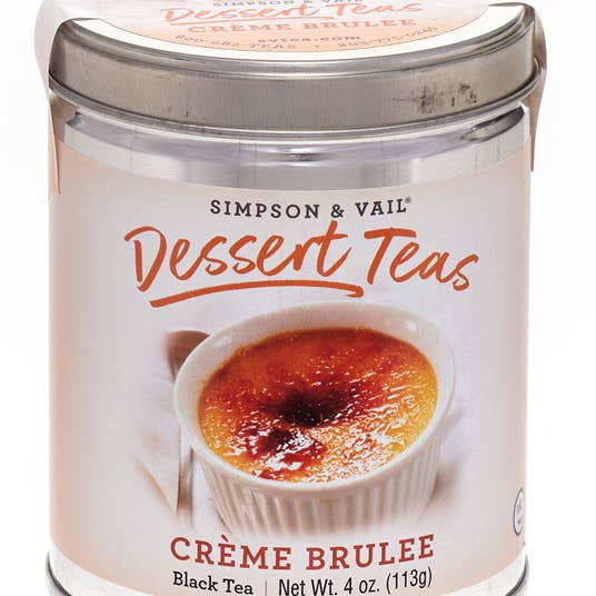 Crème Brulee Black Dessert Tea for wholesale by Simpson & Vail