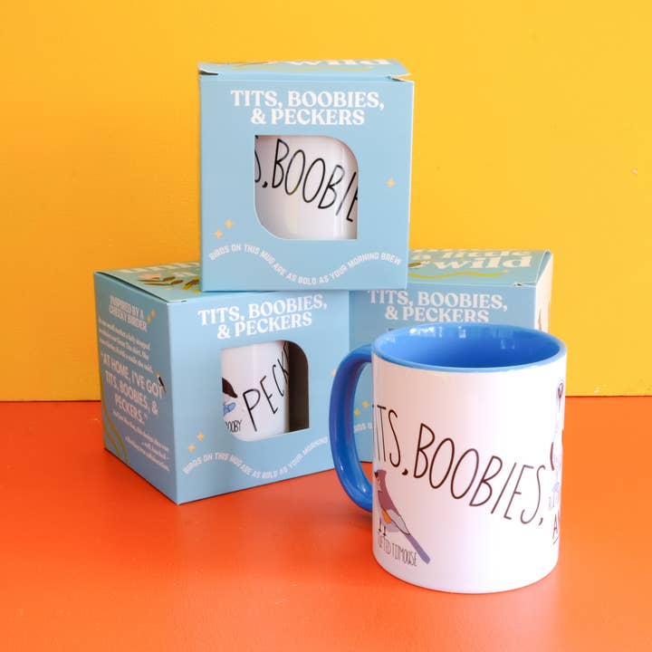 Funny Bird Coffee Mug | Bird Pun Ceramic Mug for wholesale by Acorn & Artisan