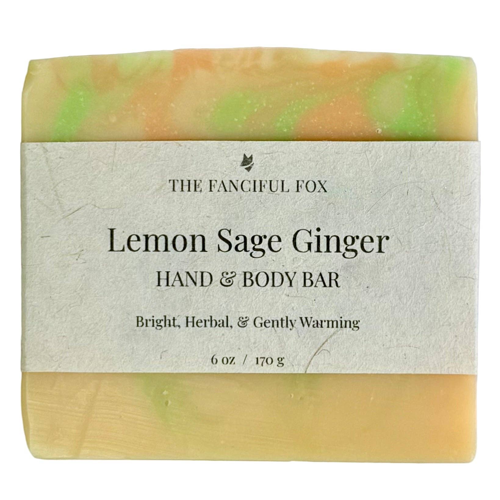 The Fanciful Fox - Wholesale Bar Soap - Lemon Sage Ginger1
