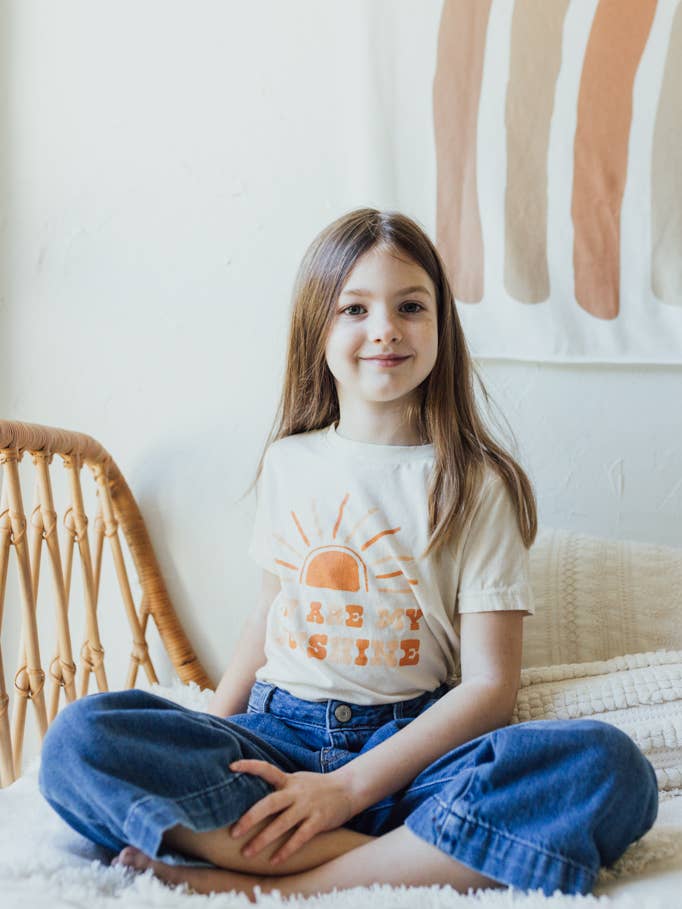 Kids You Are My Sunshine Tee for wholesale by Crowned Free