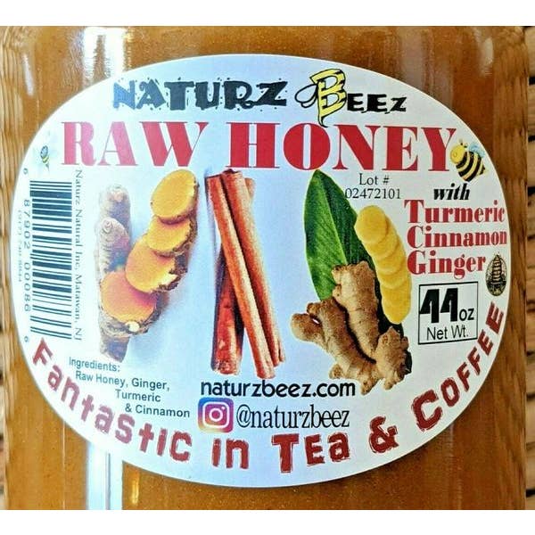 Naturz Beez – wholesale Honung – Gurkmeja Ingefära Kanel Rå Honung