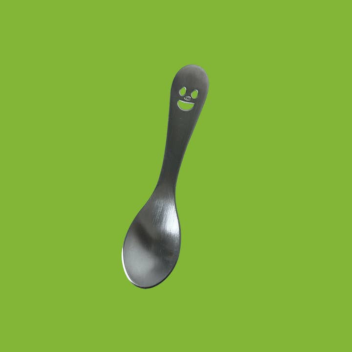 Happy Little Demitasse Spoon for wholesale by Touchy Coffee