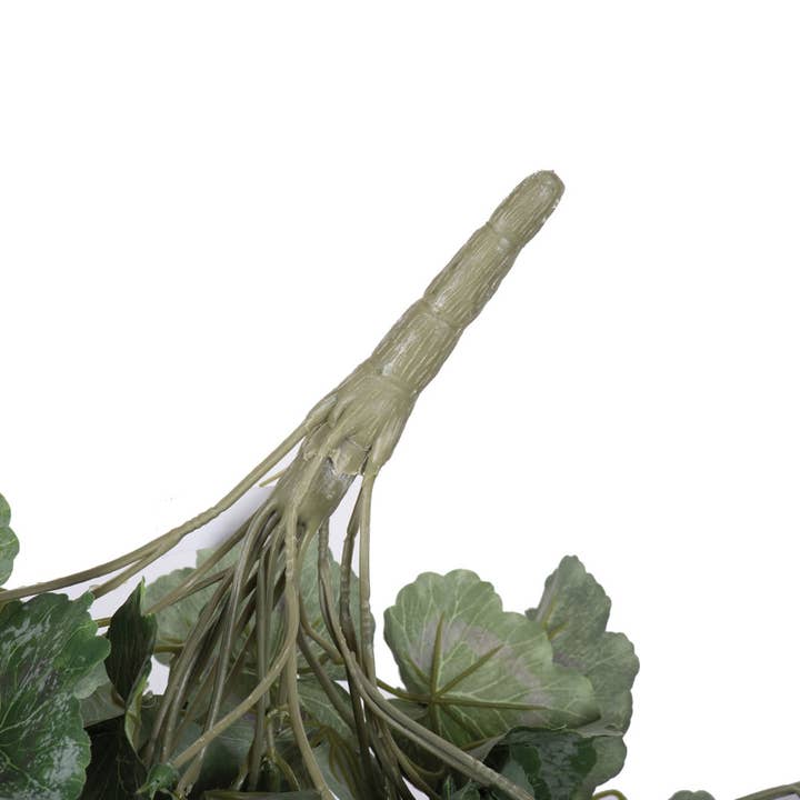 Red Vickerman 22" Geranium Hanging Bush-Red for wholesale on Faire2