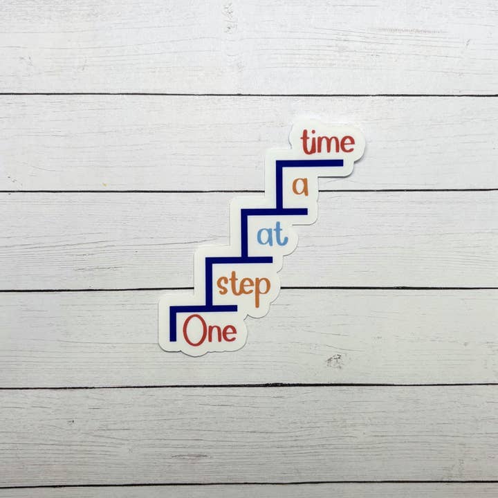 Made with Monday - Wholesale Sticker - One Step at a Time Sticker2