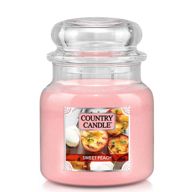 Kringle Candle Company - Wholesale Jar/Filled Candle - CC 18oz Med Jar: Sweet Peach