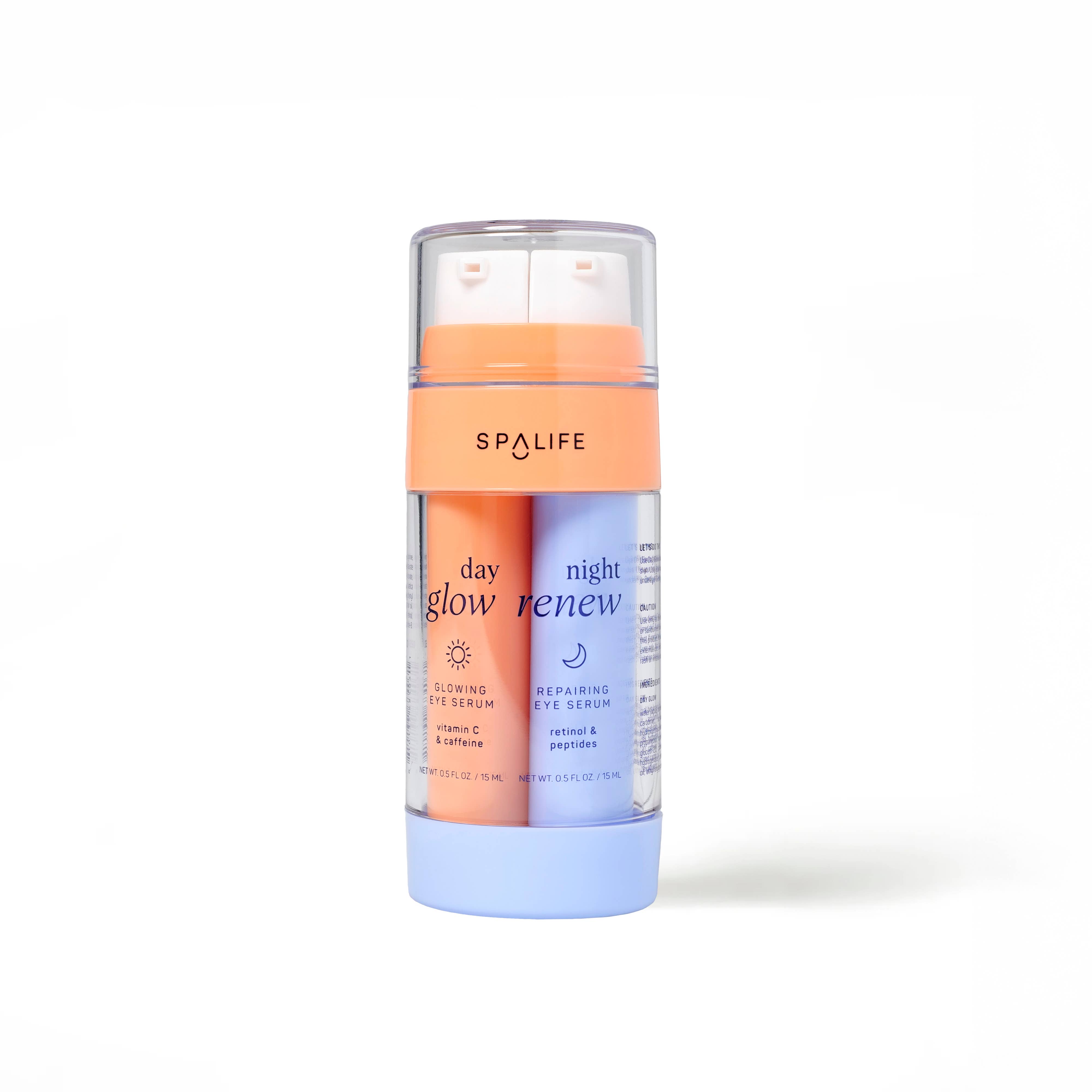 My Spa Life - Vente Sérums contour des yeux - Ensemble de Sérums Double Action Jour & Nuit | Éclaircir + Renouveler