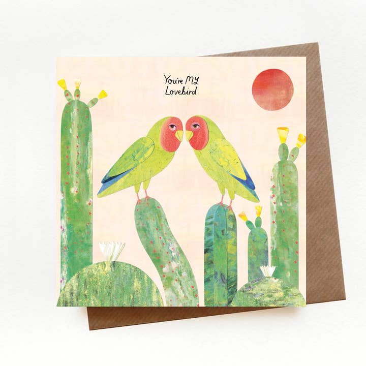 You're My Lovebird Card for wholesale by Paperwhale Cards & Paper Goods
