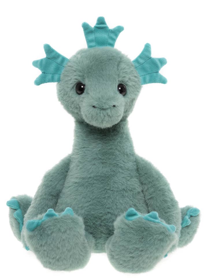 Nessie Loch Ness Monster Green Soft Plush Toy Teddy Bear for wholesale by Charlie Bears Ltd