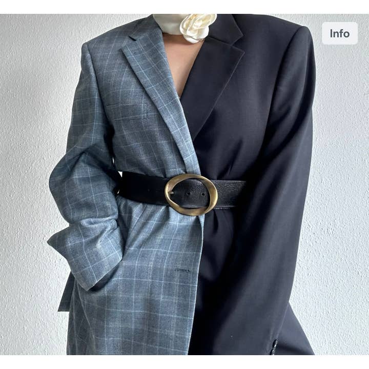 chaqueta de contraste upcycle para venta al por mayor de ERDLUXE