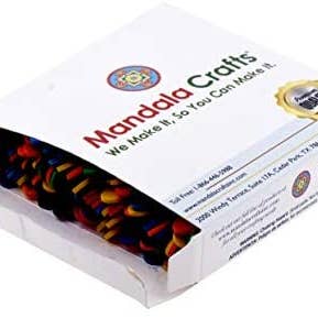 Mandala Crafts - Wholesale Craft Supplies - Wooden Craft Sticks, Colored Popsicle Sticks for Crafts, Rainbow 4.5 Inches Jumbo Bulk Pack by Mandala Crafts4