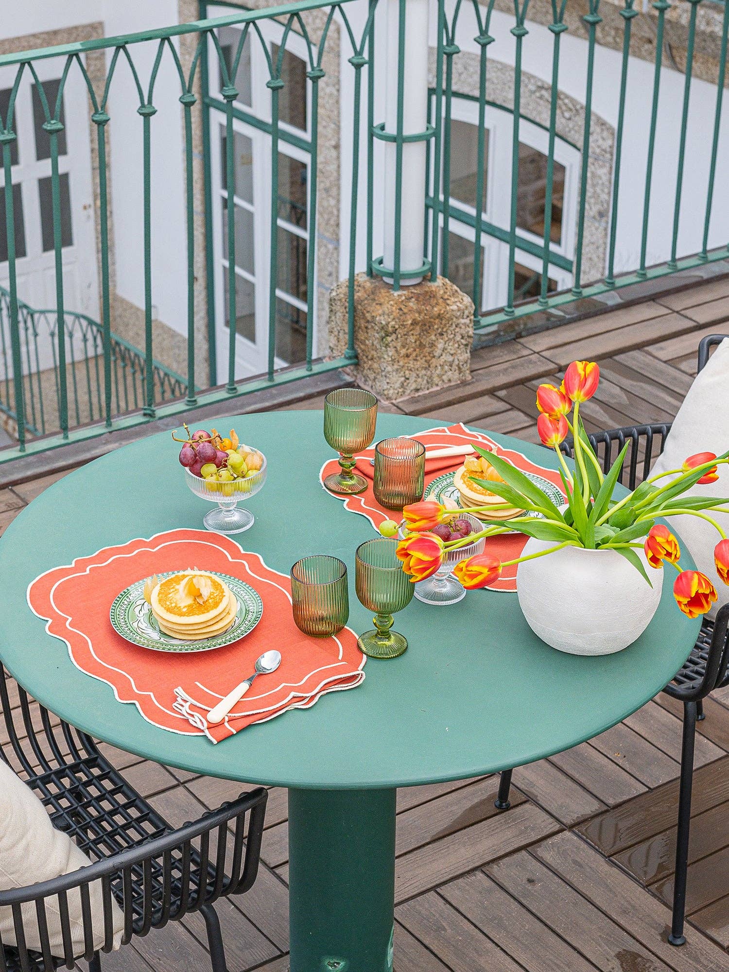 Mariaida Home - Wholesale Placemat - Single Nail, Terracotta with Raw2