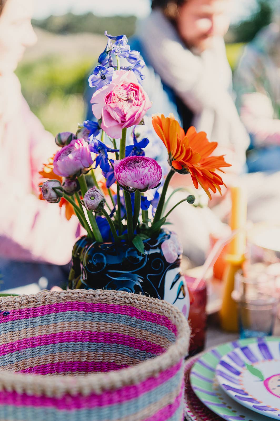 Crafts by Solid - Wholesale Basket - Handwoven Sisal Baskets - Colourful hues - XXS - XXL23