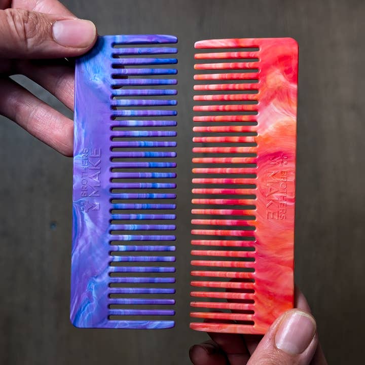 Recycled Plastic Hair Comb | Shower Comb | Travel Comb for wholesale by Brothers Make