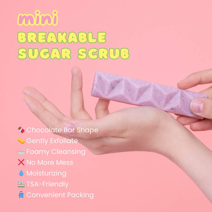 Butter & Me - Wholesale Body Scrub/Exfoliant - 12 refill pack-Choco Body Scrub Mini-Exfoliating Sugar Scrub