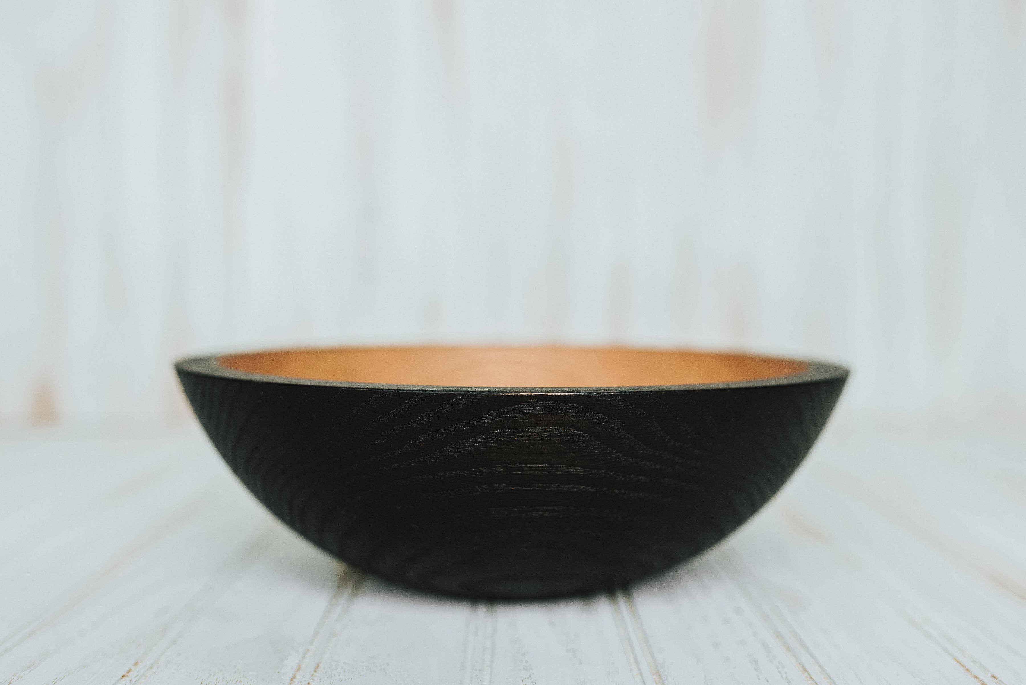 Holland Bowl Mill - Vendita all'ingrosso Ciotole/Piatti decorativi - Rovere rosso ebanizzato - Bowl/Bee's Oil Finitura a olio da 10"