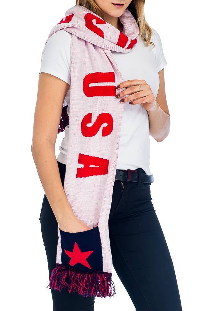 Cap Zone – wholesale Scarf – Women's – USA Knit Fringe Trim Hooded Scarf with Hoodie0