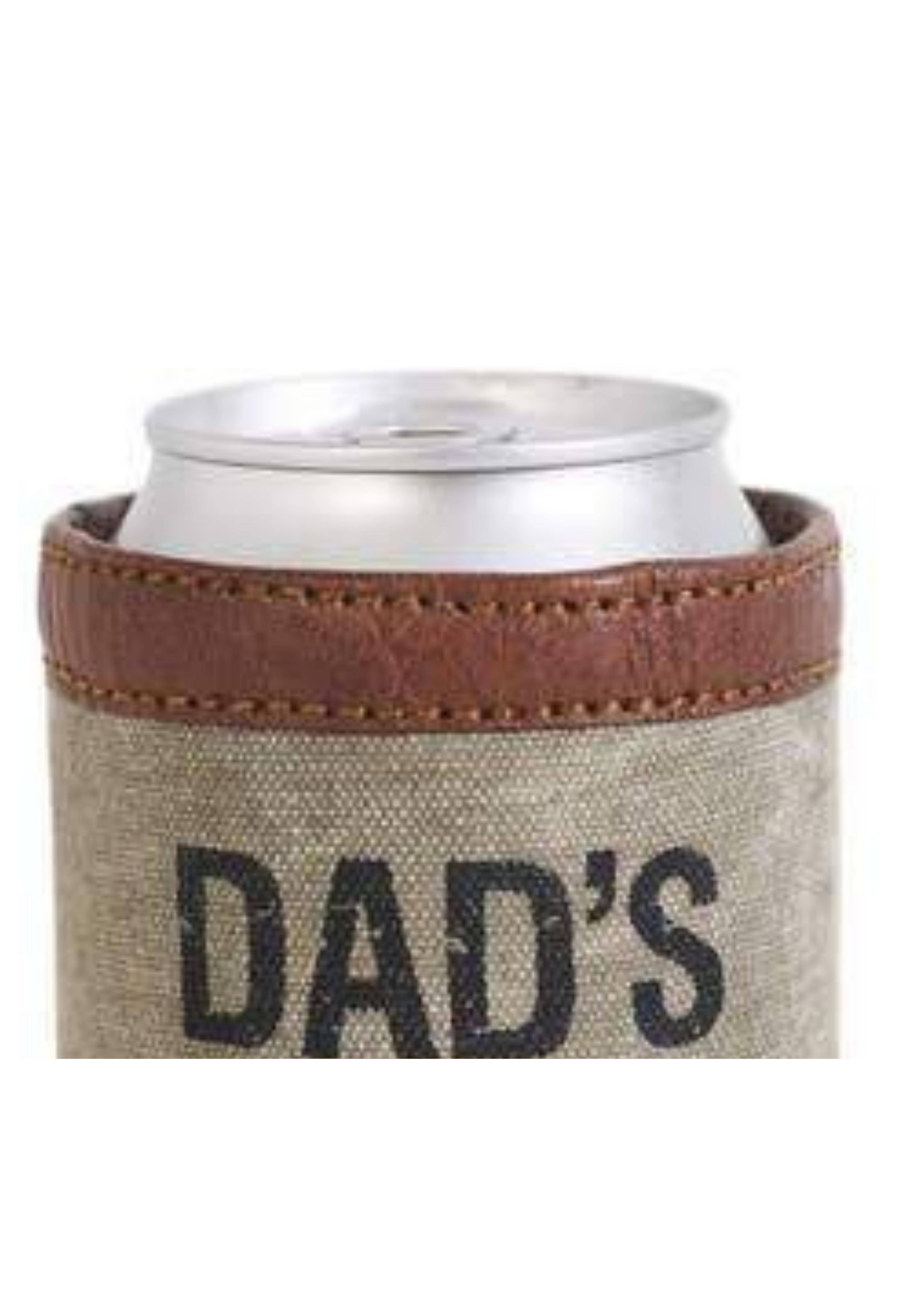 Mona B. - Wholesale Drink Huggers & Koozies - Dad's Helper Up-Cycled Canvas Drink Hugger & Koozie2