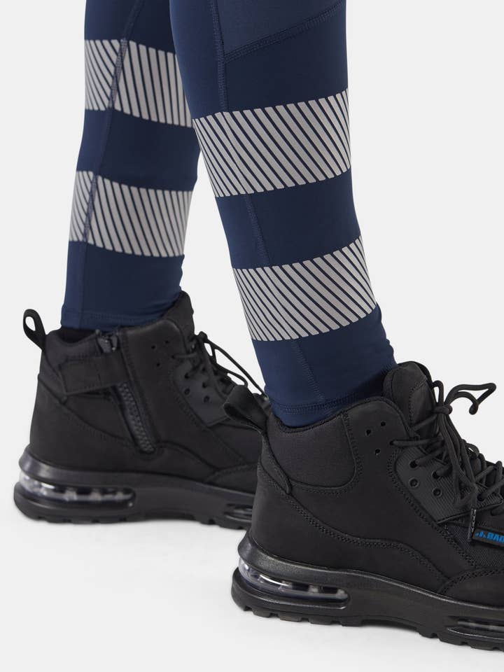 NAVY BAD WOMENS ADAPT™ WORK LEGGINGS WITH REFLECTIVE TAPE for wholesale on Faire4