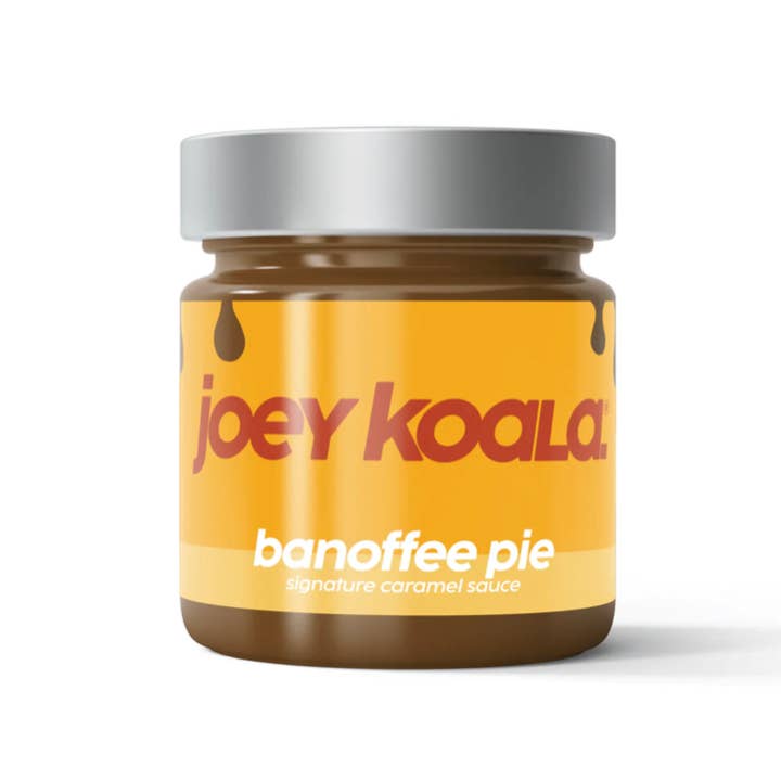 Joey Koala's Gourmet Popcorn - Wholesale Caramel Sauce - Banoffee Pie Caramel Sauce 230g