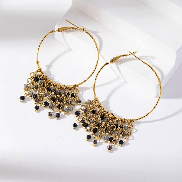 Lovelika - Venta al por mayor Pendiente sin pareja - Aros de aro - Clarisse