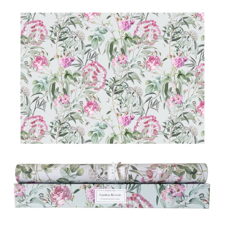 Scented Drawer Liners - Garden Reverie (6 Sheets) for wholesale by Merriton