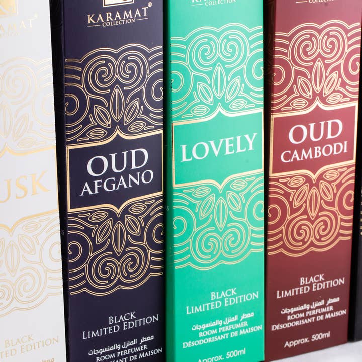 MAISON KARAMAT - Wholesale Room & Linen Spray - AIR FRESHENERS 500ML BLACK EDITION