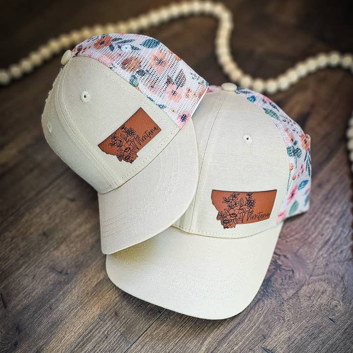 BRIARANDSPHINX - Wholesale Baseball Cap - Kids - Cream Floral 0