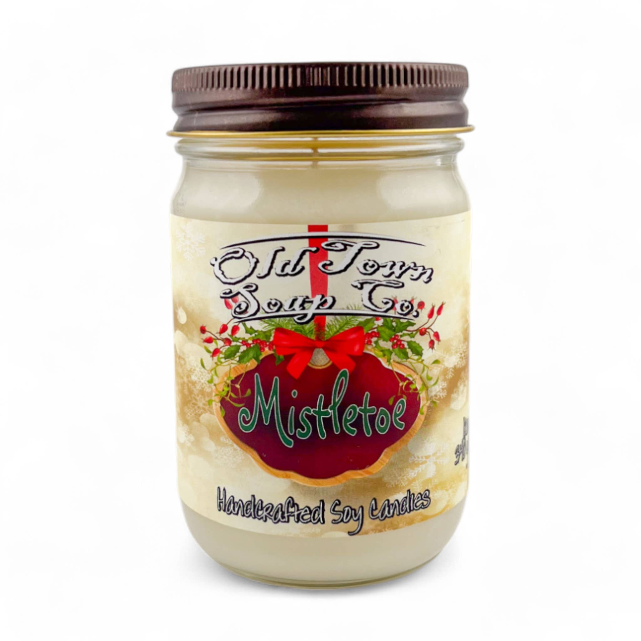 Old Town Soap Co. - Venta al por mayor Velas en tarros - Velas navideñas de 12 onzas, disponibles en 12 aromas de feliz Navidad4