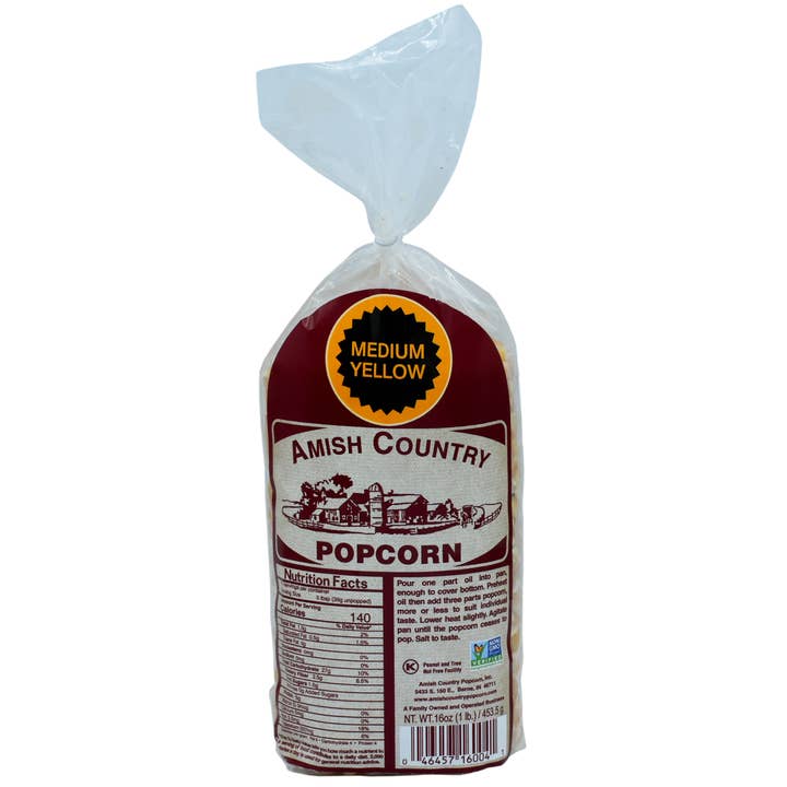 Amish Country Popcorn - Vente Pop-corn - Sachet de maïs soufflé jaune moyen