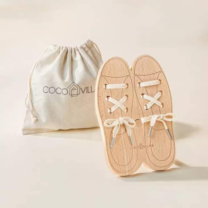Coco Village - Wholesale Wood Toy - Kids - Wooden Lacing Game