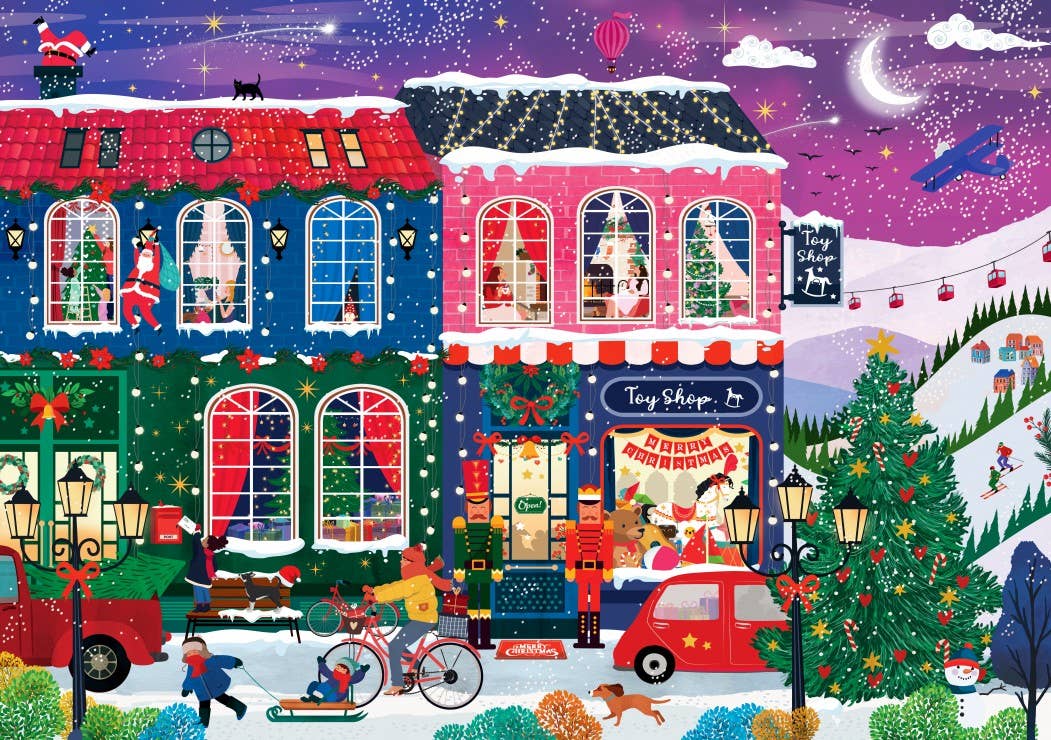 Pieces & Peace - Wholesale Puzzle - Adult - 2000 Piece Puzzle - Merry Christmas1