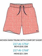 Amelia Island Drenge Badebukser (217-AI-1756) for engroshandel hos Cabana Life