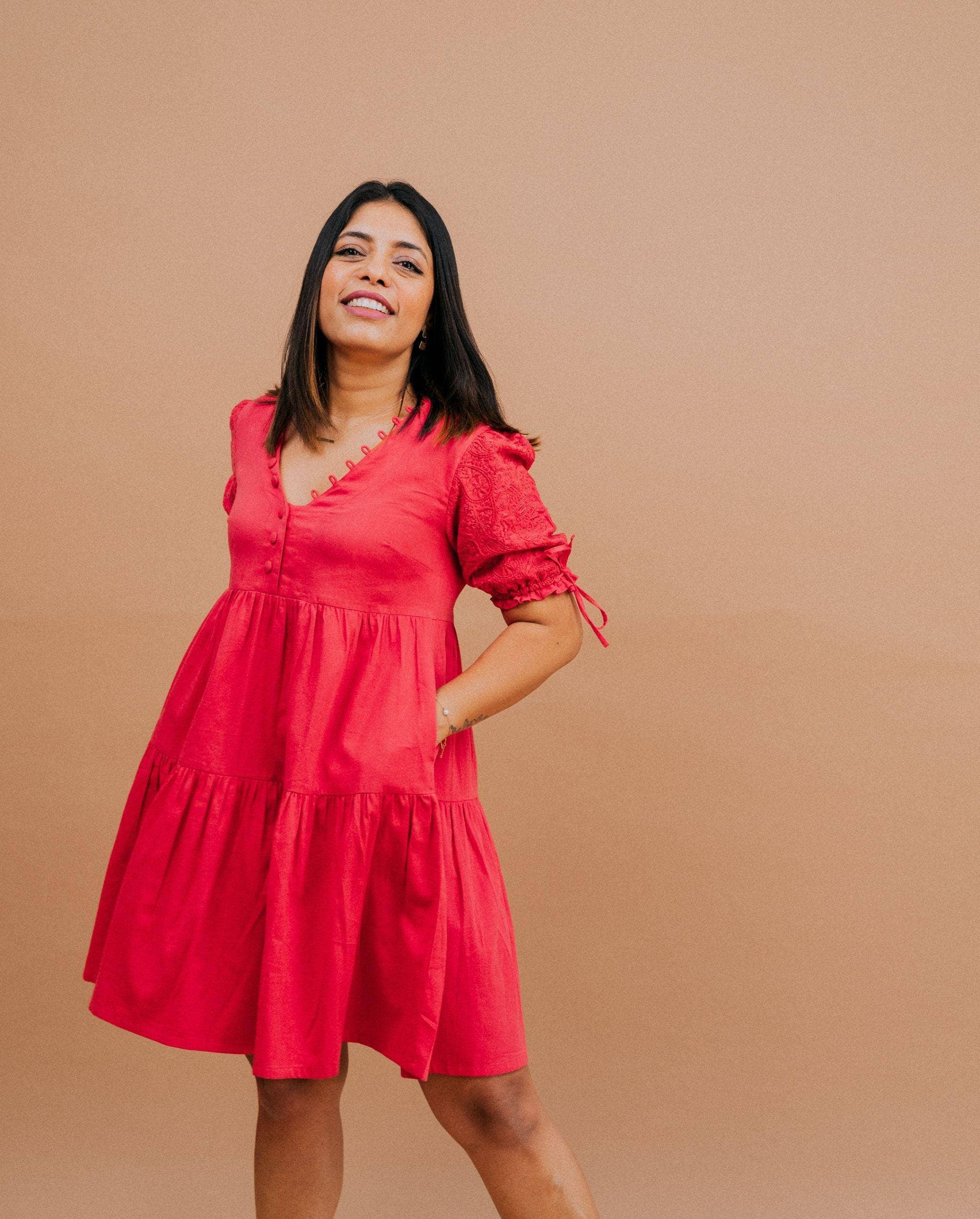 Kaasida | Women Fashion Boutique - Wholesale Dress - Women's - Gulnari Flowy Mini Dress14