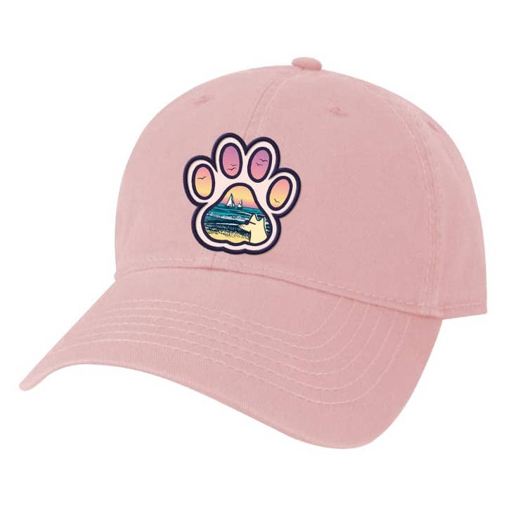 Beach Paw - Berretto da baseball per la vendita all'ingrosso da parte di Teddy the Dog