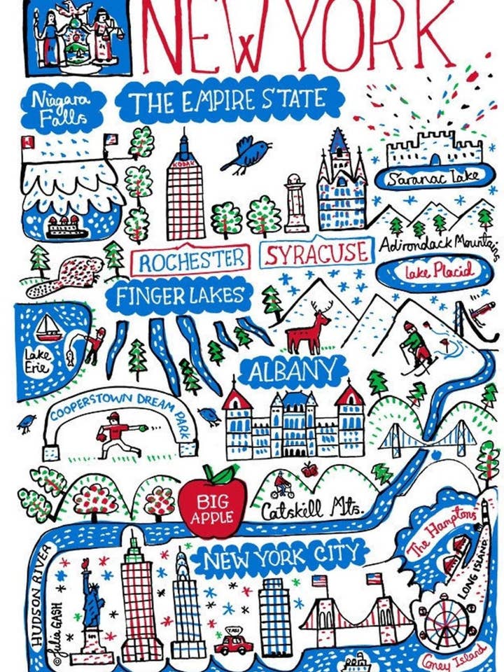 New York State Prints & Cards for wholesale by Julia Gash