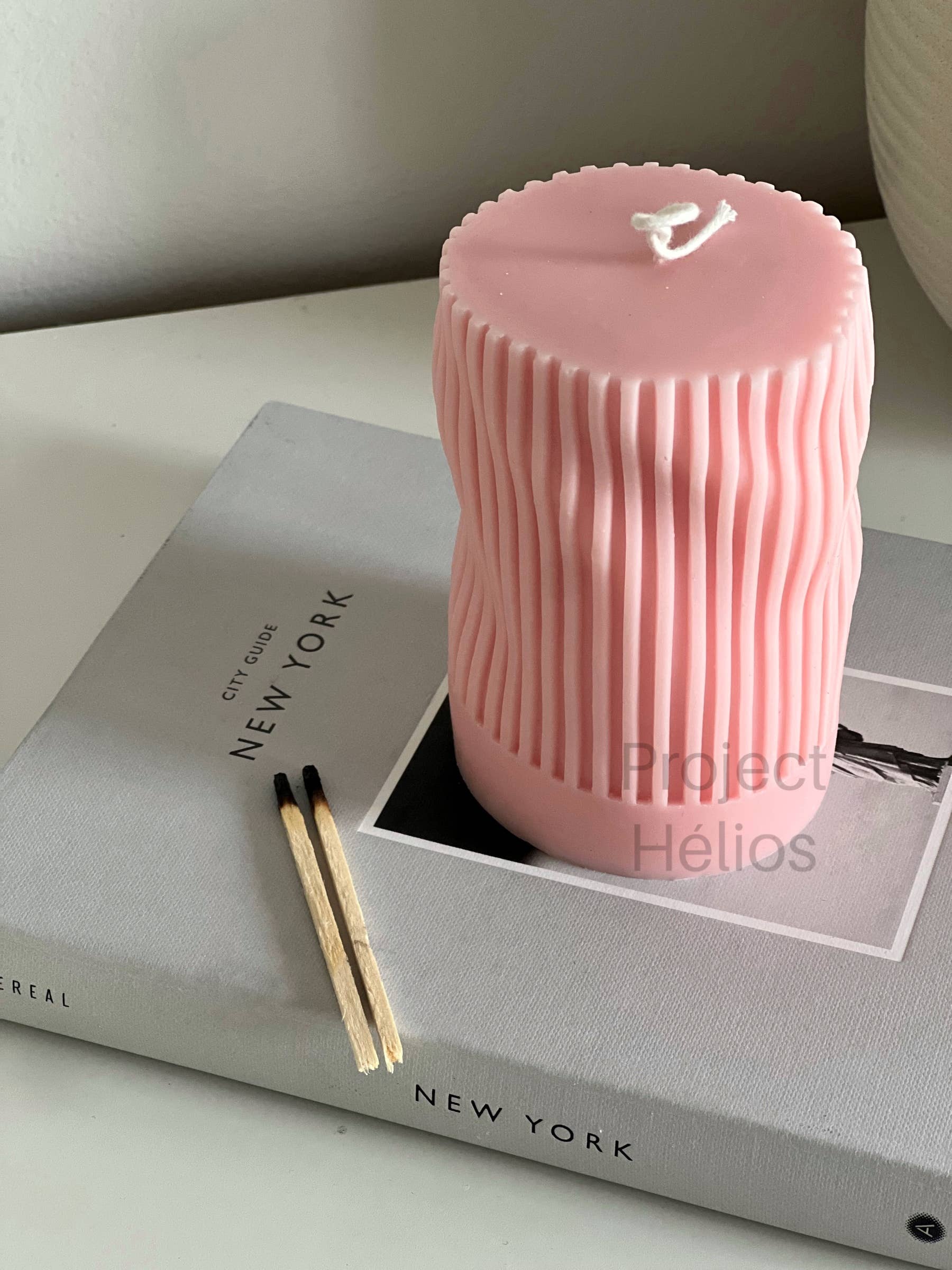 Project Helios - Wholesale Pillar Candle - Irregular wavy pillar candle, home decor1