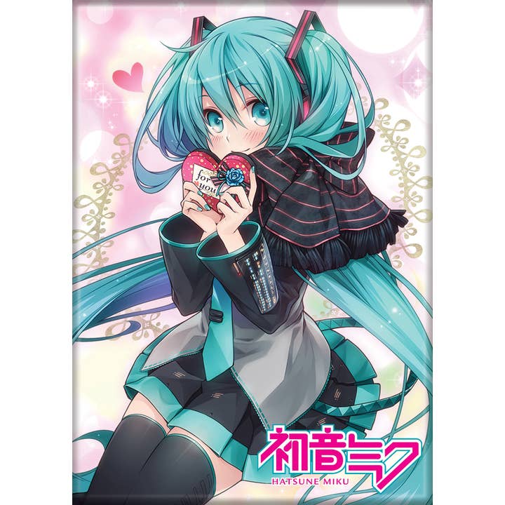Hatsune Miku Hatsune Miku Heart Magnets 2.5" X 3.5" for wholesale by Ata-Boy
