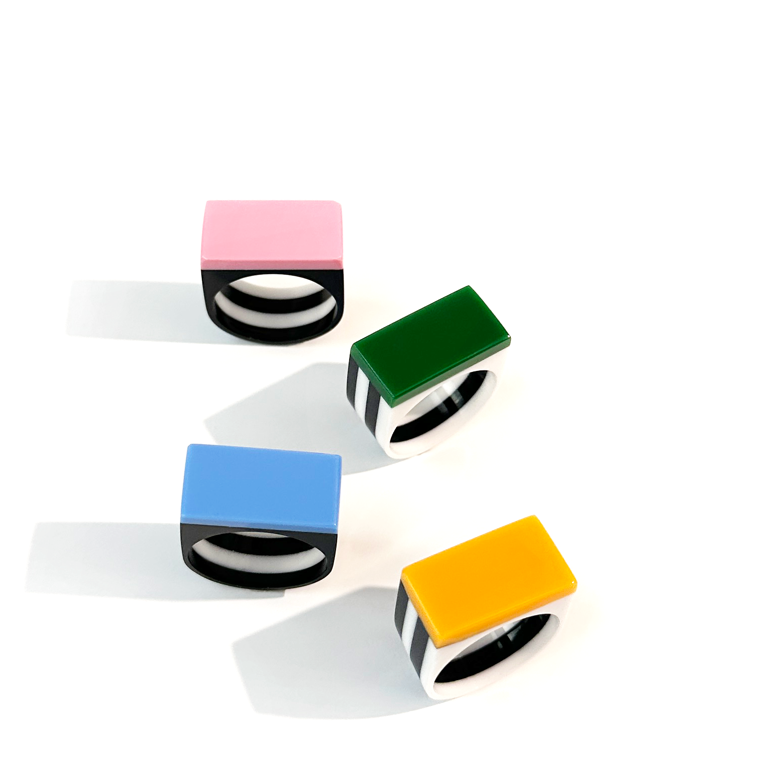 Combinist Goods - Wholesale Cocktail/Statement Ring - Block Ring6