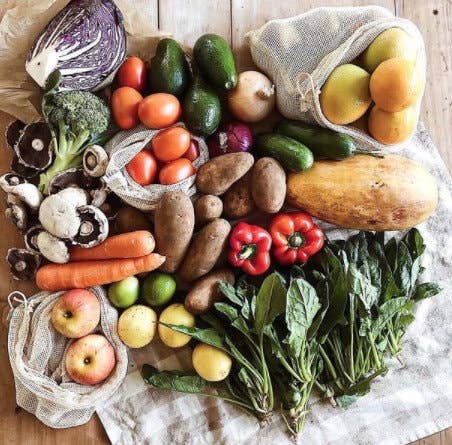 Refinement House – Großhandel Lebensmittel-/Einkaufstasche – Markttasche aus Bio-Baumwolle mit 6 Fächern2